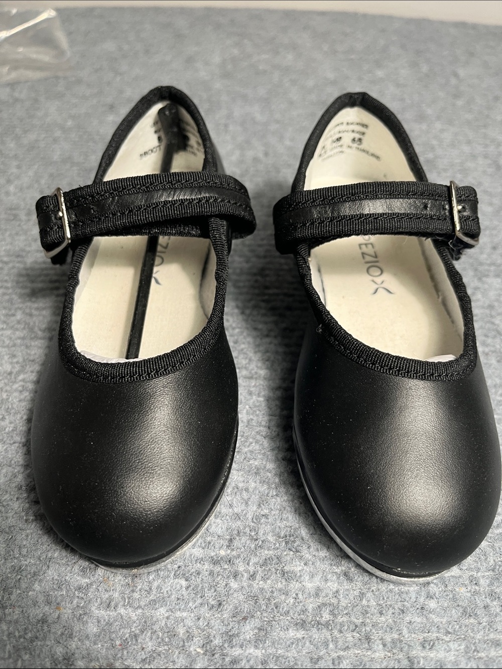 Capezio Black Mary Jane Girls Dress Shoes with Buckle Strap